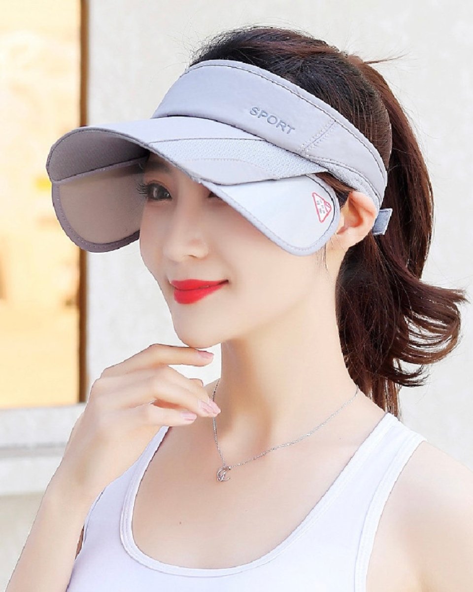 UVカット サイドアジャスターサンバイザー　CH1018 - Chamule