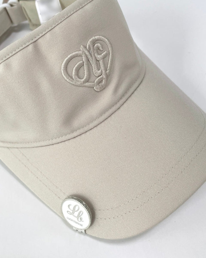 バックリボン UVカットサンバイザー CH1022 - Chamule