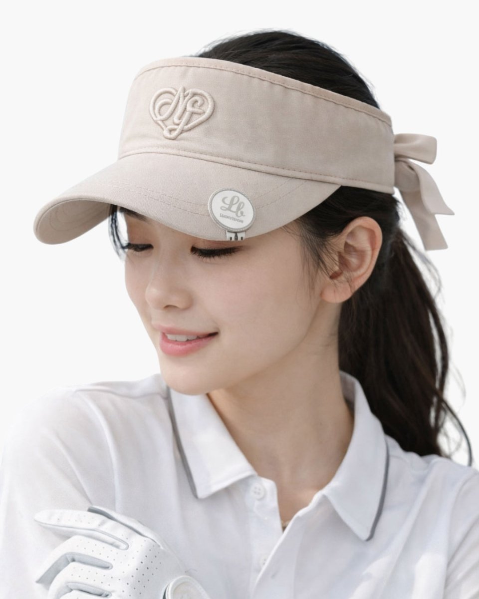 バックリボン UVカットサンバイザー CH1022 - Chamule