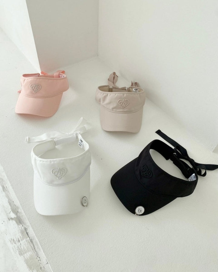 バックリボン UVカットサンバイザー CH1022 - Chamule