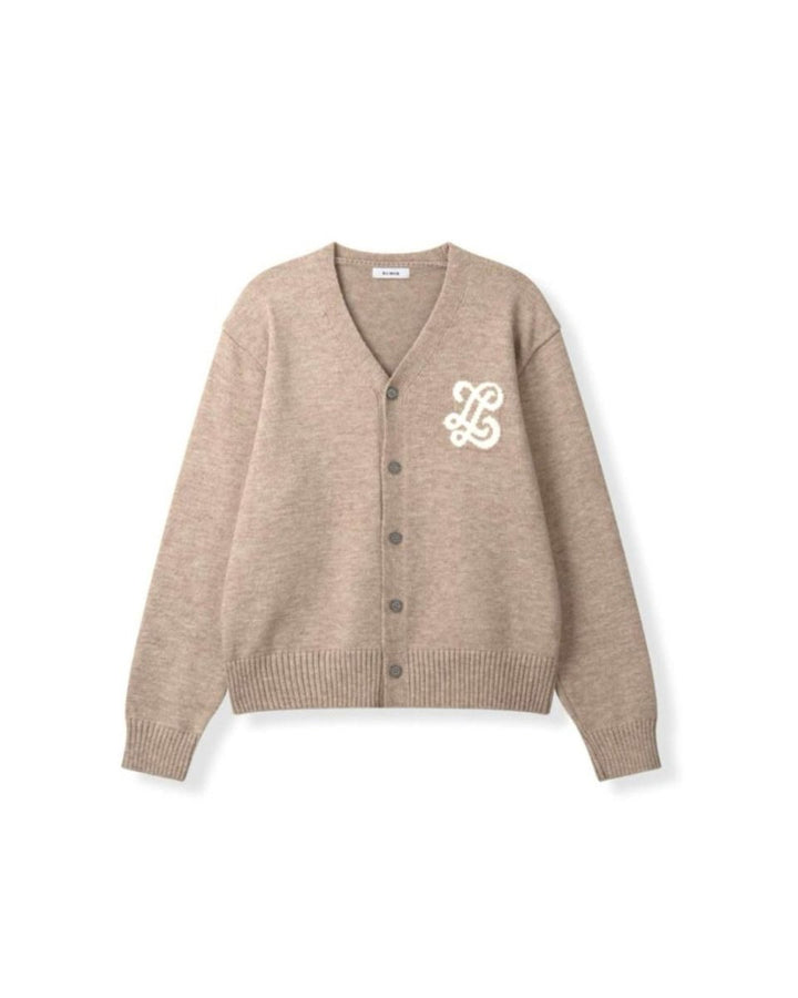 ロゴVネックニットカーディガン CH1004 - Chamule