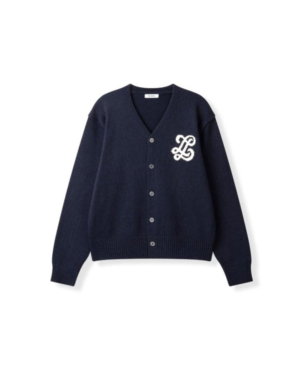 ロゴVネックニットカーディガン CH1004 - Chamule