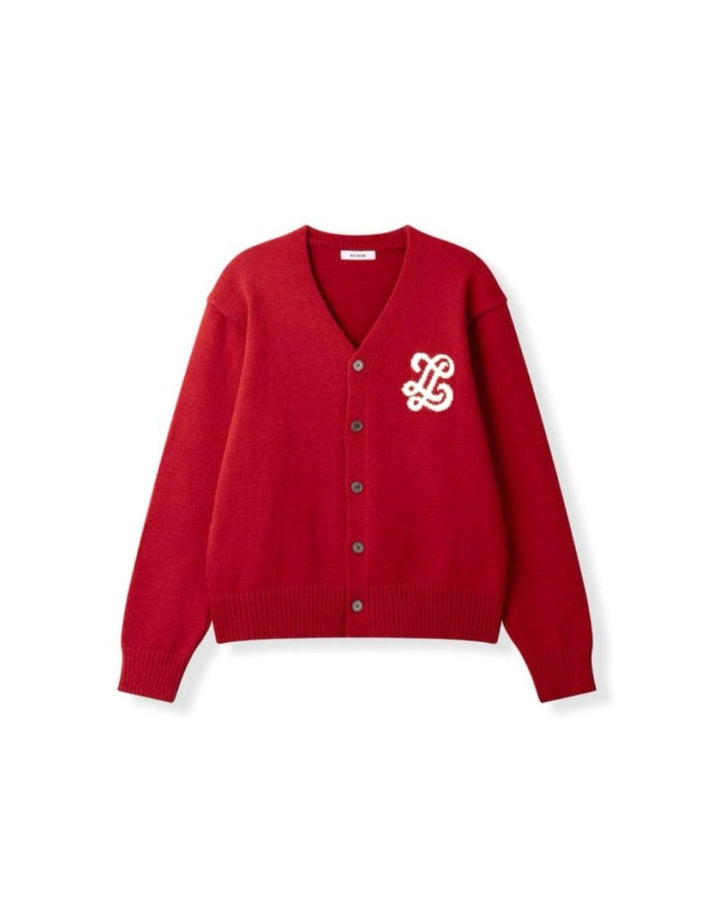 ロゴVネックニットカーディガン CH1004 - Chamule