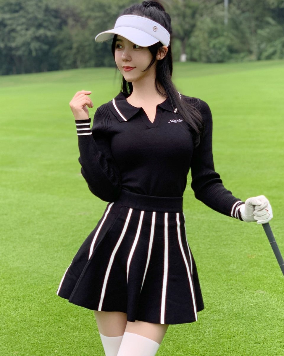 Vネックのスポーツスーツ セットアップ【上下別売り】　CH835 - Chamule