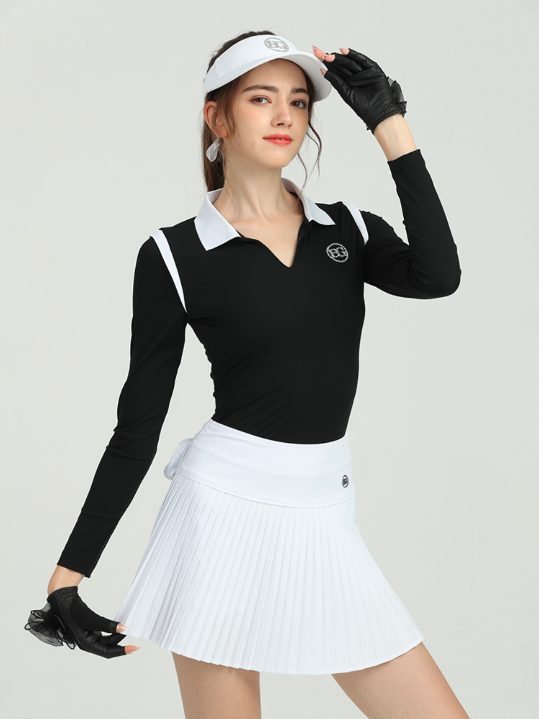 Pakaian golf elegan yang monoton ch013