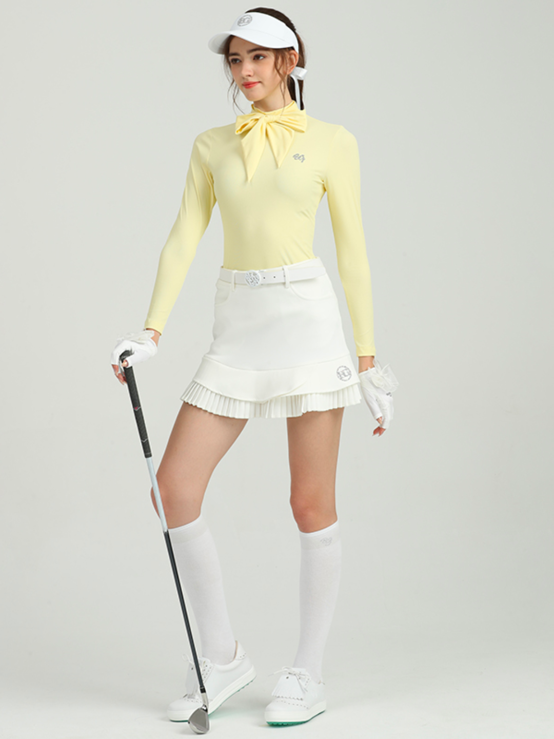 Abbigliamento da golf giallo ch019