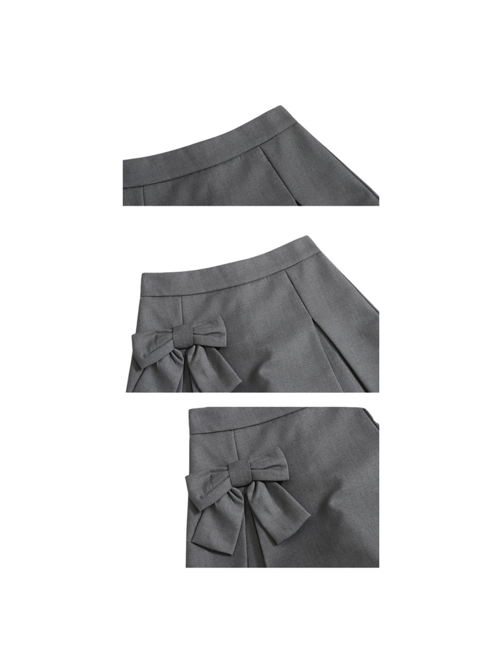 Skirt with ribbon ch150