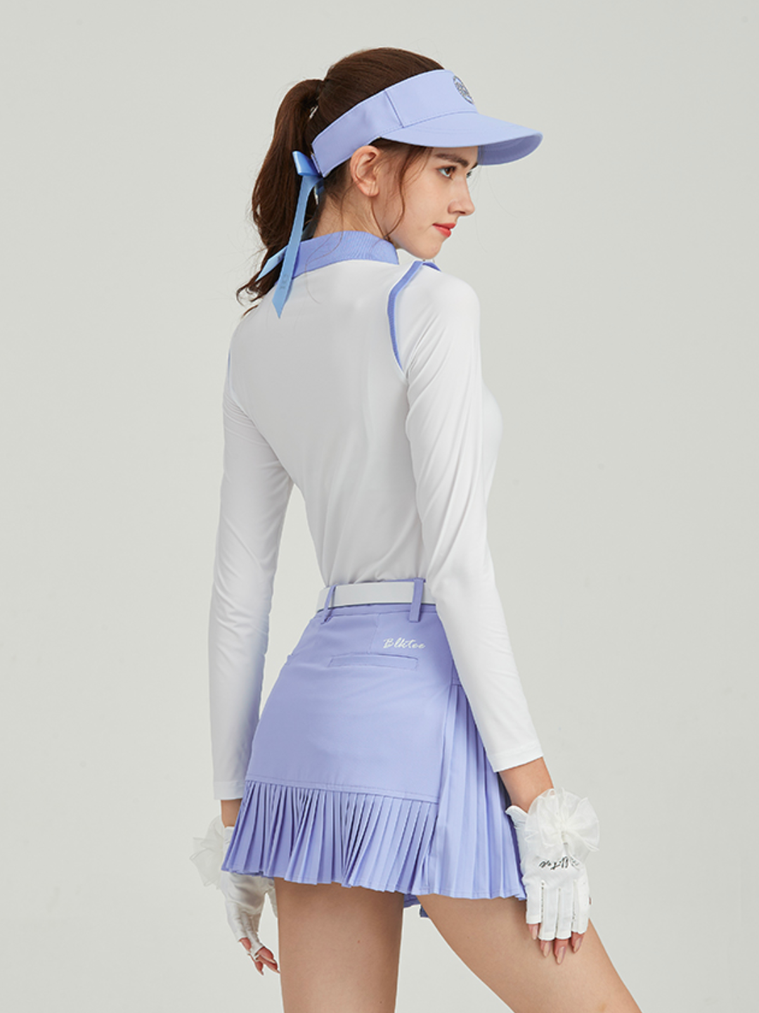Abbigliamento da golf a colori contrastanti ch016