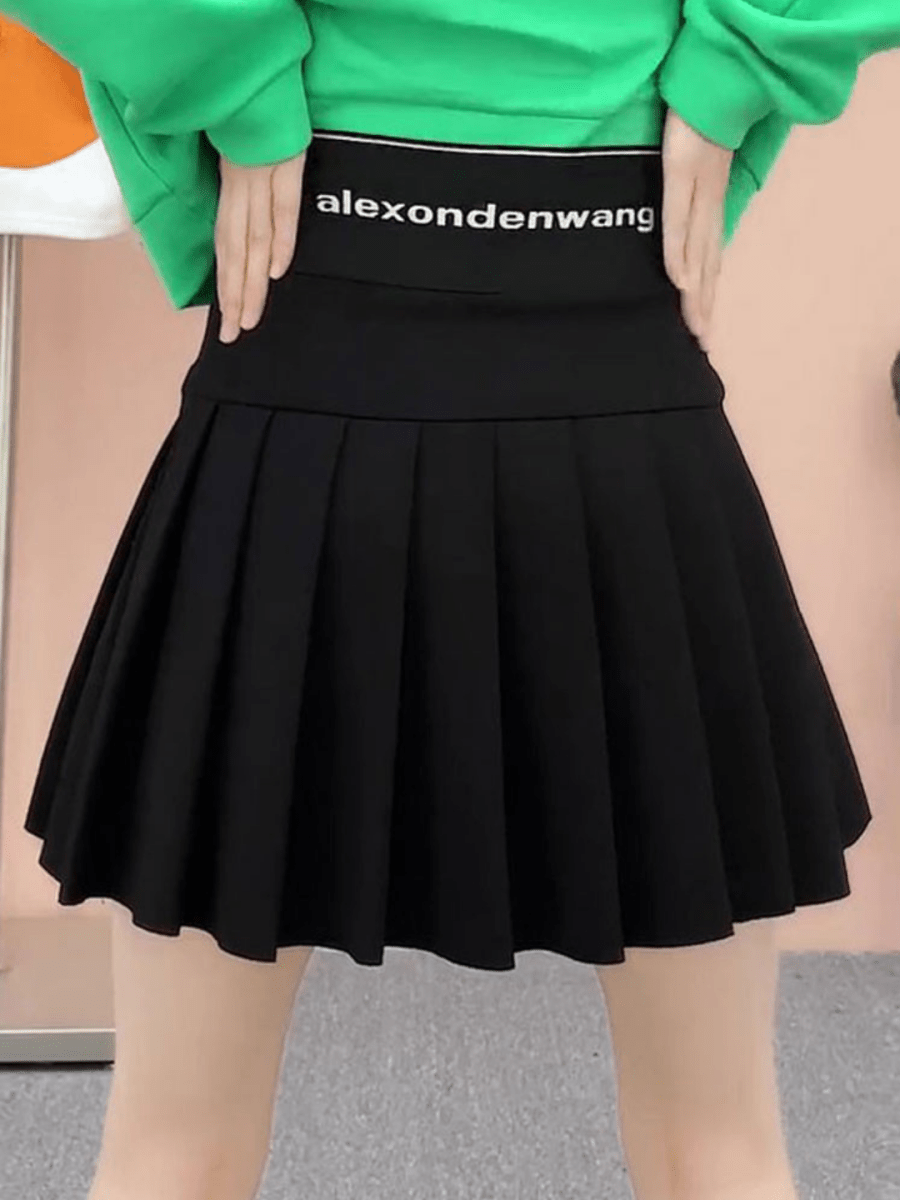 ハイウエストプリーツスカート ch143 - Chamule