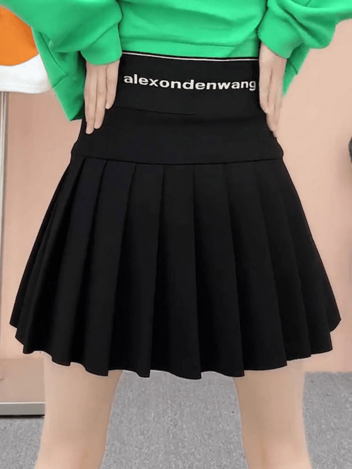 ハイウエストプリーツスカート ch143 - Chamule