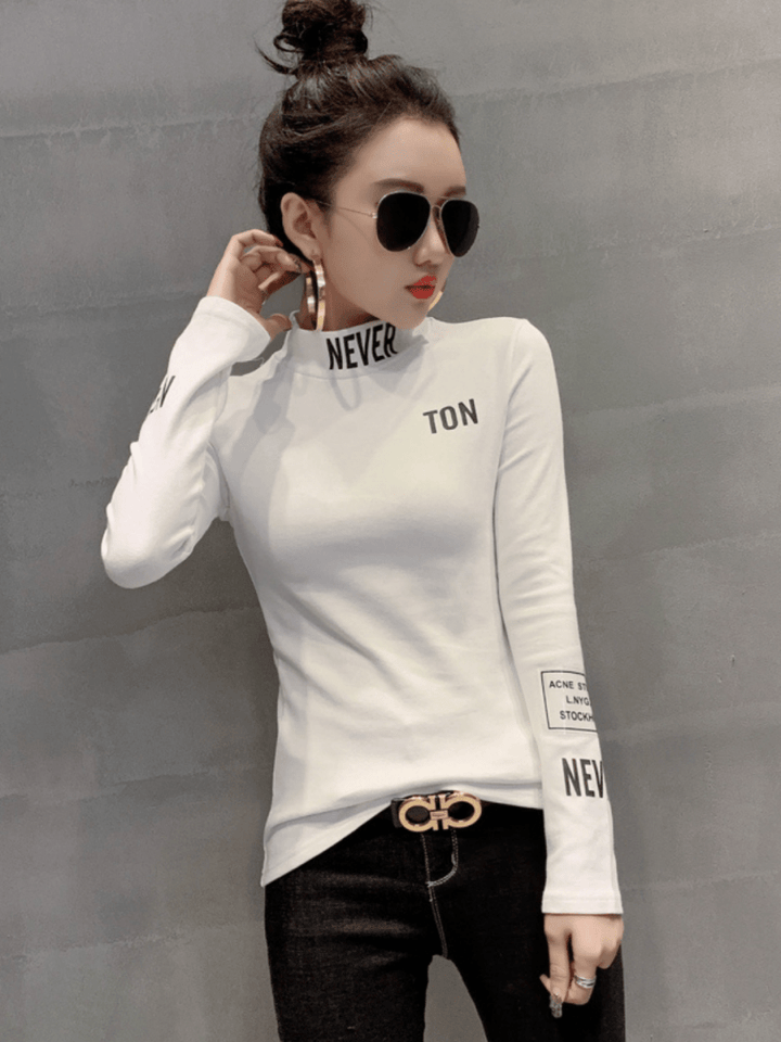 マッチスリム裏起毛トップス ch182 - Chamule