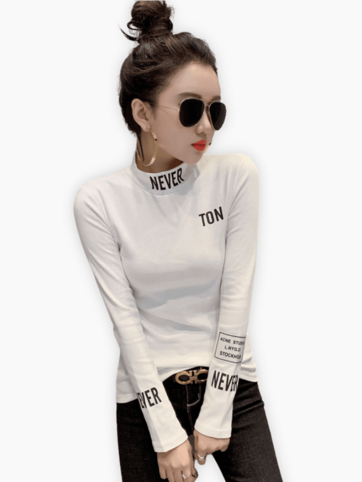 マッチスリム裏起毛トップス ch182 - Chamule