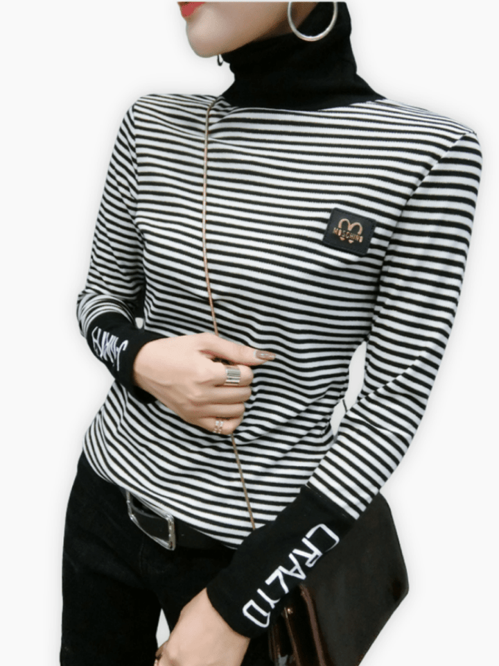 タイトトレンドボーダートップス ch190 - Chamule