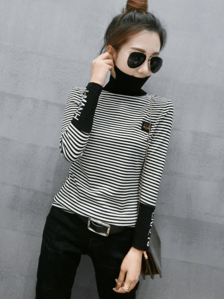 タイトトレンドボーダートップス ch190 - Chamule