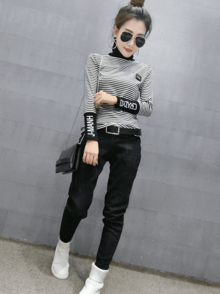 タイトトレンドボーダートップス ch190 - Chamule